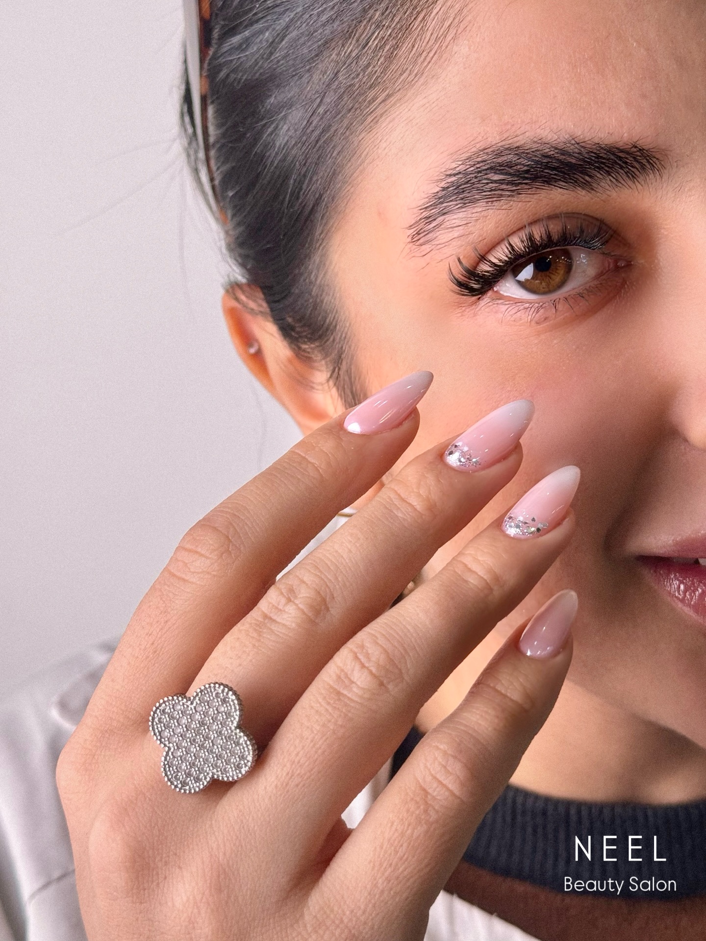 طراحی ناخن,طراحی ناخن و ژل‌پلیش در نیل — نمونه کار سالن زیبایی نیل تهرانپارس